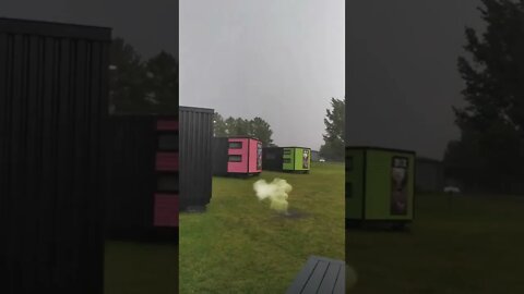 lightning hits the ground