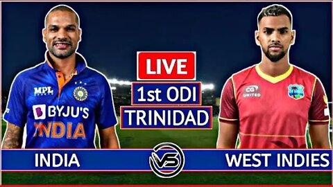 🔴LIVE India vs West Indies 1st ODI Live | IND vs WI 1st ODI Live Scores & Commentary | #Swami420