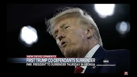 Trump announces he will surrender