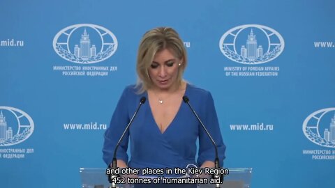 Russian MFA Spokeswoman Maria Zakharova On The Situation In Ukraine 04/06/2022