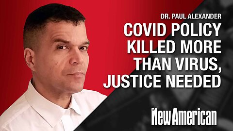 Conversations that Matter | Covid Policy Killed More Than Virus, Justice Needed: HHS Advisor Dr. Alexander