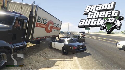 GTA 5 Police Pursuit Driving Police car Ultimate Simulator crazy chase #7