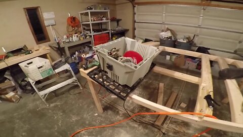 Saturday Projects™.com | Table Saw Table - temporary solution for a benchtop tablesaw to cut things