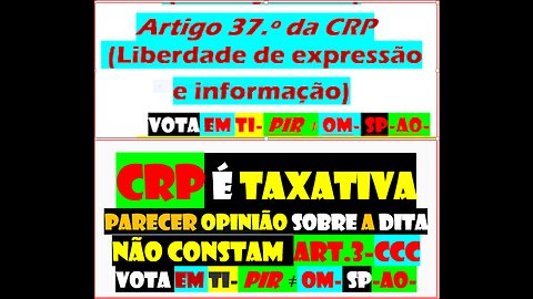 150223-liberdade d expressão-ifc-pir-artigo 37 da CRP