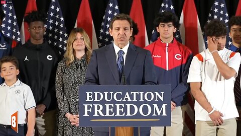 NOW! Gov. Ron DeSantis signing historic School Choice Legislation…