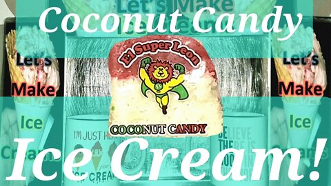 Ice Cream Making Coconut Candy