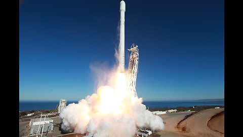 Antares Rocket Raised on Launch Pad