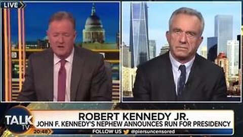 RFK Jr Gets Shut Down Over Efficacy of Death Shot By Hypocrite 'Free Speech' Proponent Piers Morgan