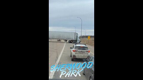 Failed Uturn in Edmonton Alberta