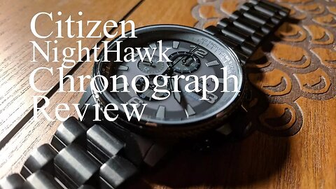 Stealth Nighthawk Review, Citizen Chronograph CA0295-58E