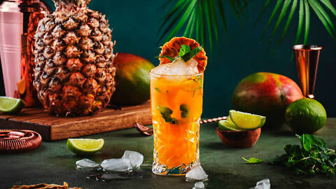 Mango Tango: A Tropical Escape in a Glass