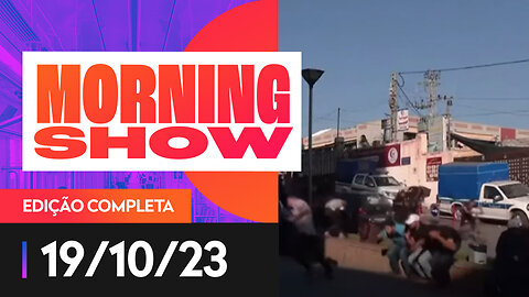 ATAQUE PRÓXIMO A HOSPITAL NO SUL DE GAZA CAUSA CORRERIA DE CIVIS - MORNING SHOW - 19/10/2023