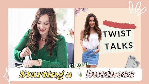 Talking about clean living. Twist Talks Podcast with Megan Johns, Founder of the Green Kiss