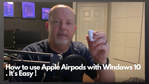 How to use Apple Airpods with a Windows 10 PC - Bluetooth adapter required.