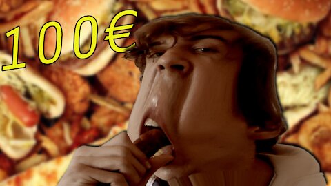 I SPEND ONE HUNDRED EUROS ON FASTFOOD!!!