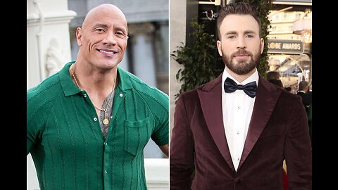 Dwayne Johnson, Chris Evans' first look from Christmas special unveiled