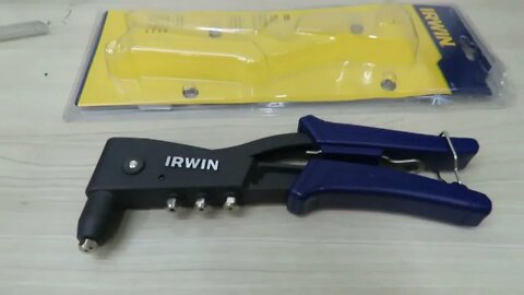 Rebitador Manual Profissional Irwin R250 - Rebitadora Manual Irwin R250 Profissional Rebite Repuxo