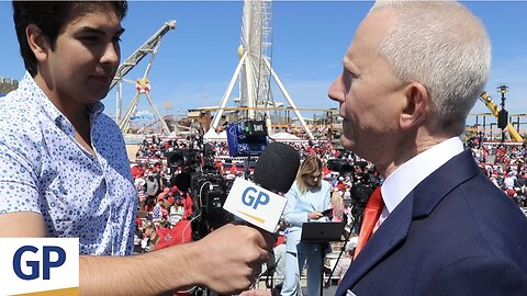 EXCLUSIVE: Rep. Jeff Van Drew speaks to TGP at MASSIVE Trump Rally in NJ