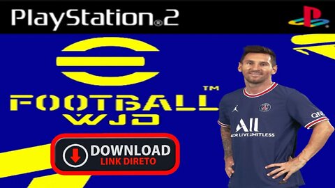 PES 2021 PS2 100% ATUALIZADO MESSI NO PSG EDITOR WJD