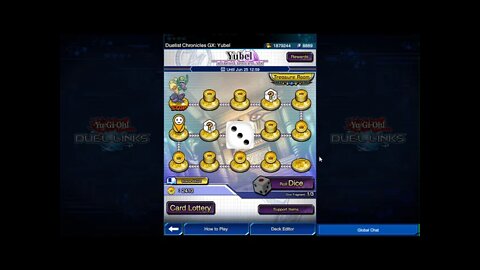 YuGiOh Duel Links - Treasure Room Gameplay + Event Card Lottery