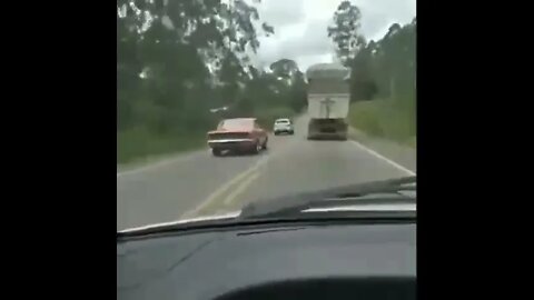 Opala zerando o tanque