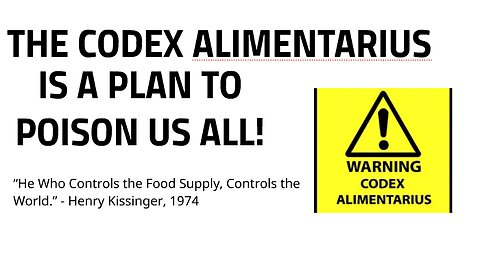 Dr. Rima Laibow - Codex Alimentarius 3 of 5