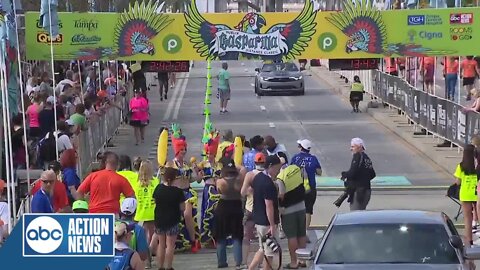 2:40 – 2:45 Saturday | Publix Gasparilla Distance Classic Finish Line