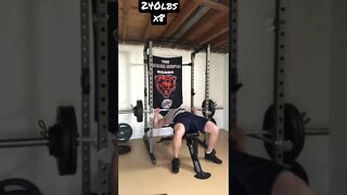 240x8 bench press #shorts