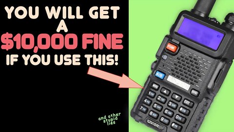 Is The Baofeng UV-5R Legal For GMRS? Did The FCC Ban The UV5R? Will You Get Caught Using A Baofeng?