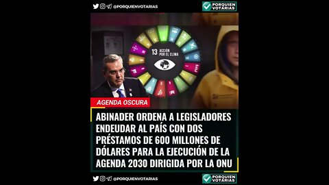 ABINADER ORDENA A LEGISLADORES ENDEUDAR AL PAÍS CON DOS PRÉSTAMOS DE 600 MILLONES DE DÓLARES