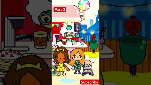 Eating at Food Market Part 2 in Toca Life World @tocaboca