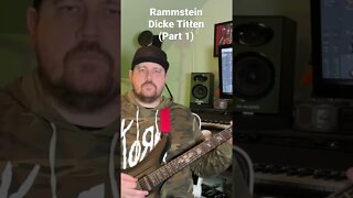 Rammstein - Dicke Titten Guitar Cover (Part 1)