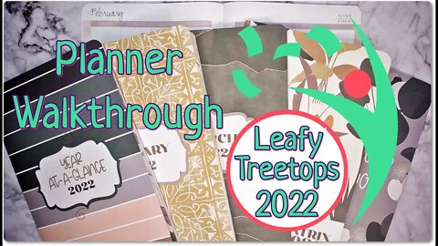 Leafy Treetops Planner Walkthrough 2022 Monthly TNs and Supplemental Booklets