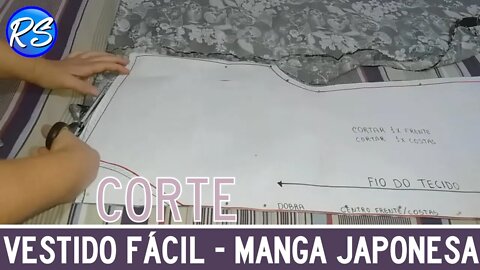 Vestido Fácil de Manga Japonesa - CORTE - EP 149