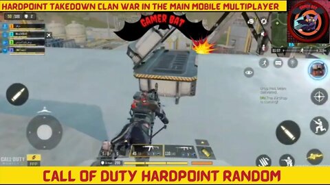 Clan War Hard Point Take Down in the main mobile multiplayer Call of Duty HardPoint Random