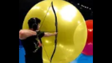 how many exercise balls stops an arrow