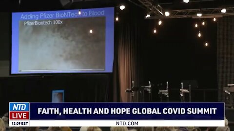 Dr. Richard Fleming shows immediate coagulation and desaturation when Pfizer vax mixes with blood