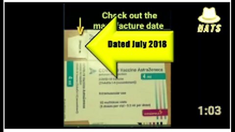 The AstraZeneca Covid vaccine was produced in 2018