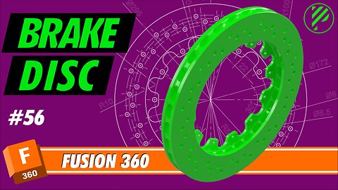 #56 Brake Disc | Fusion 360 | Pistacchio Graphic