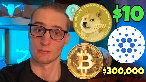 Dogecoin VS Cardano To Get Rich ⚠️ 300,000 Bitcoin Next ⚠️