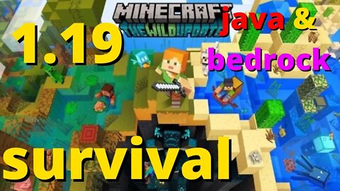 MINECRAFT 1.19 COM INSCRITOS JAVA E BEDROCK #2