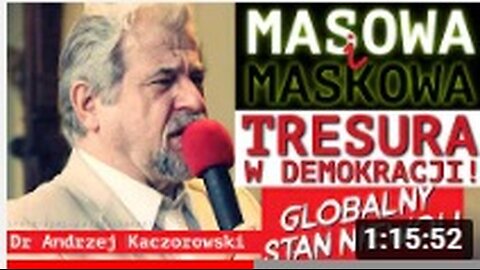 MASOWA MASKOWA TRESURA W DEMOKRACJI. GLOBALNY STAN ANDRZEJ KACZOROWSKI/ATN 2020