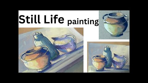 How to paint Still Life || Oil painting technique || tutorial || easy |ideas | S Kamal Art and Craft