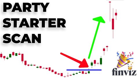 HOW TO FIND STOCKS BEFORE THE "PARTY STARTS" USING FINVIZ | Party Starter Scan