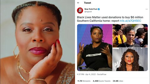 BLM Founder Patrisse Cullors-Khan EXP0SED AGAIN Using Funds To Buy $6M Mansion