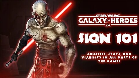 DARTH SION O PODEROSO SITH DE STAR WARS GALAXYOFHEROES!