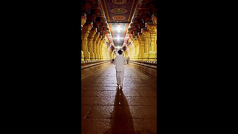 Explore the pillars and corridors in Ramanathaswamy Temple