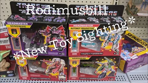 Transformers Retro Headmasters - Walmart Exclusive *Rodimusbill New Toy Sighting* (Wave 1) #shorts