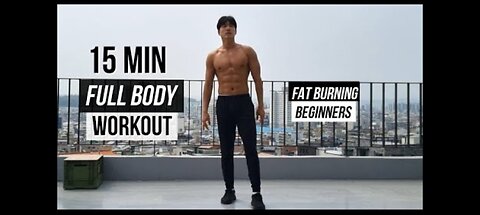 15 MIN FULL BODY WORKOUT AT HOME (Fat burn | No Jump | No Equipment)