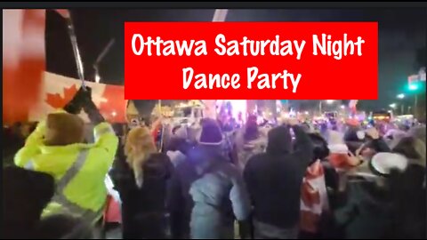 Inspirational Video: Saturday Night Live Frozen Party Footage - Ottawa Freedom Convoy (DAY 15)